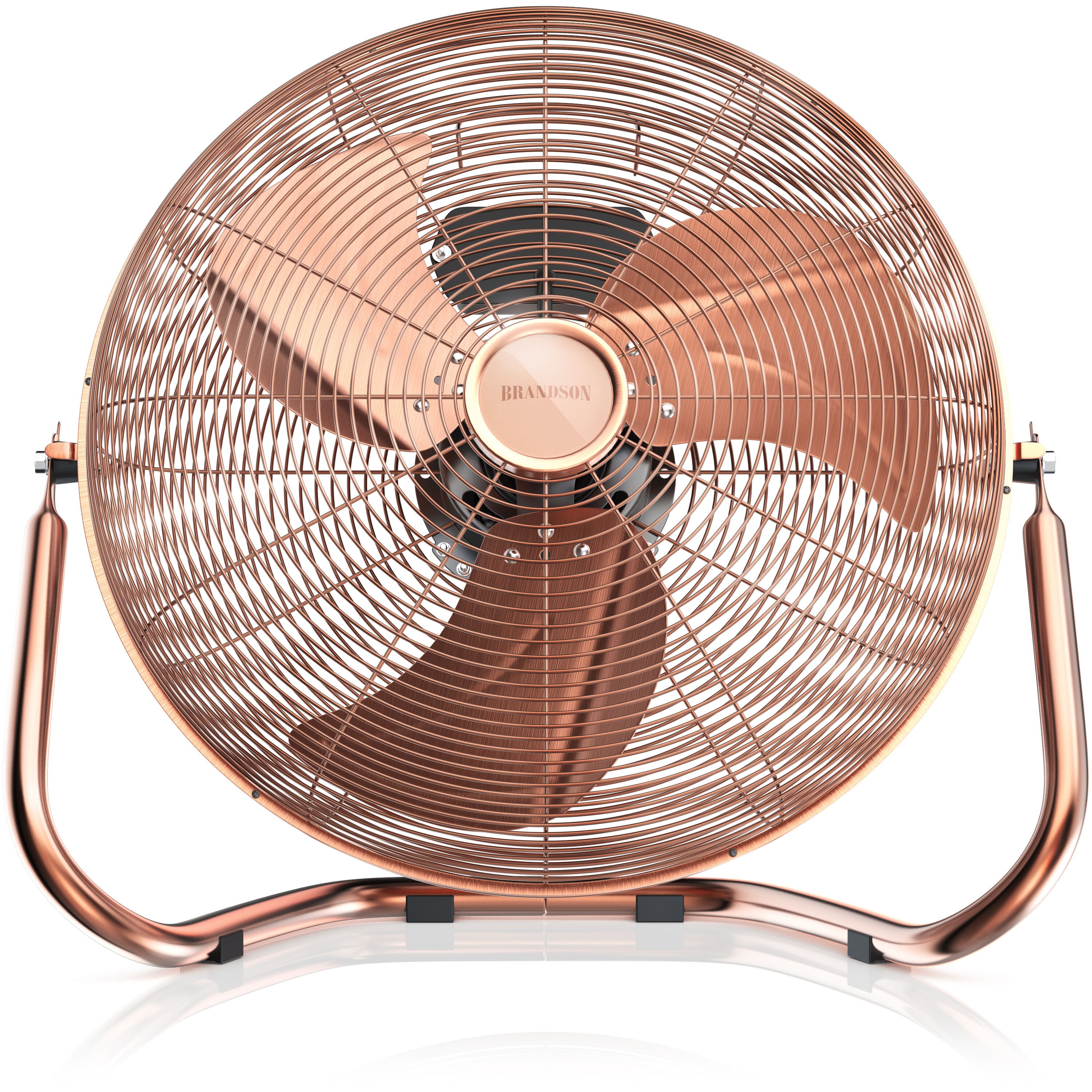 Brandson Windmaschine Retro Stil, Ventilator, Standventilator 30cm, Tischventilator Bodenventilator, hoher Luftdurchsatz robuster Stand