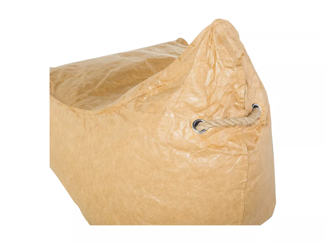 Pouf poire 200 L DROP 63 cm 75 cm Marron doré