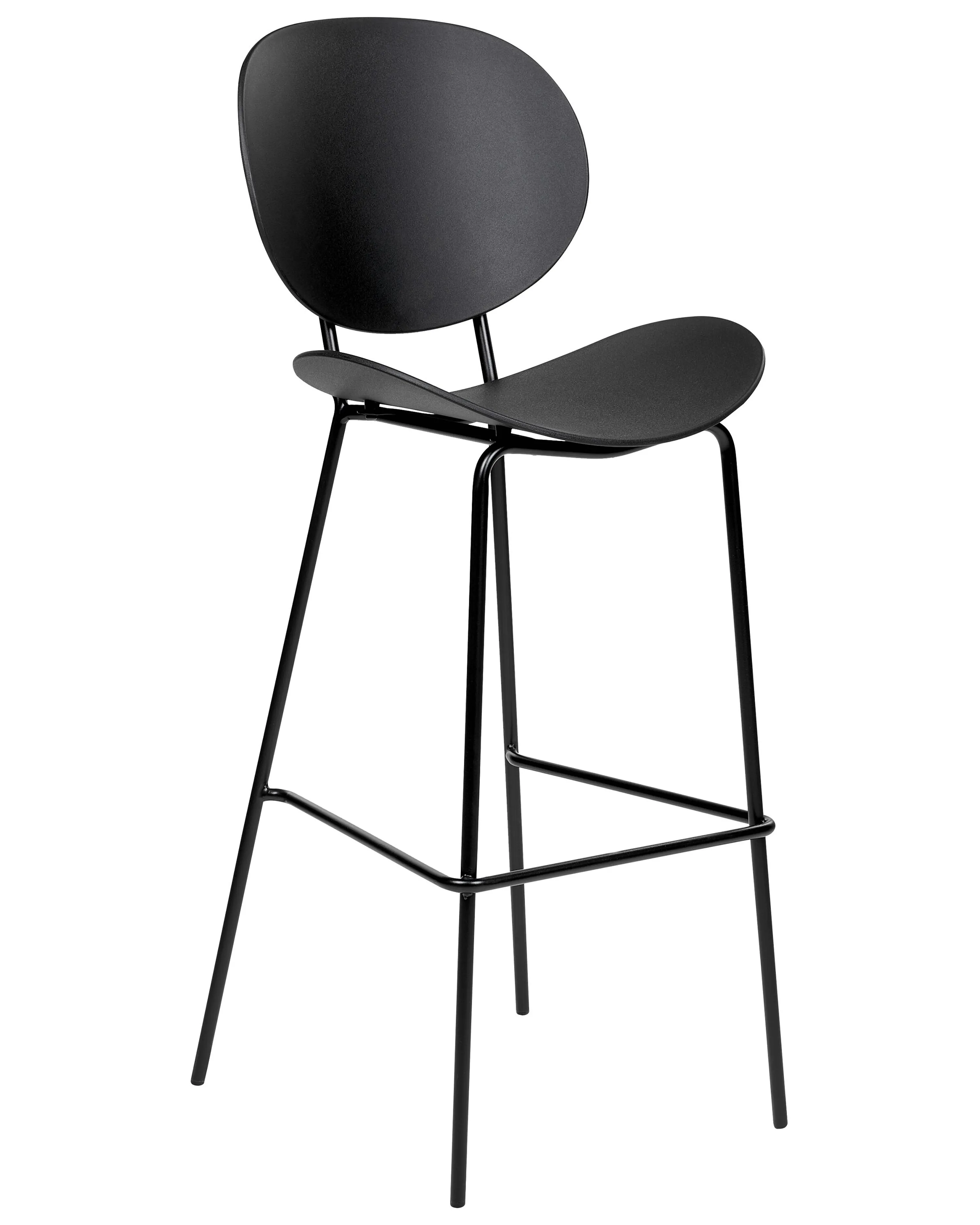 Set van 2 barstoelen SHONTO Zwart