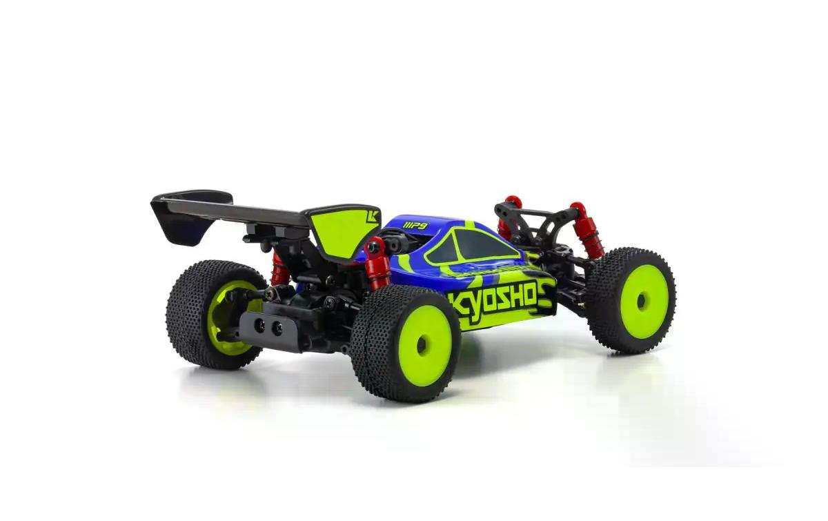 Buggy Mini-Z Inferno MP9 TKI13 4WD Gelb / Blau, ARTR, 1:27<br>Vollwertiger Performance Buggy im Mini-Z Format als Readyset
