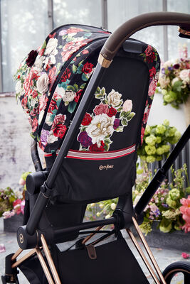 Cybex Priam Sportsvogn, Chrome Brown/Spring Blossom Light