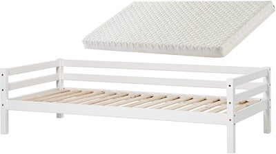 Hoppekids ECO Dream Enkeltseng Med ECO Dream Skummadrass 90x200, Hvit