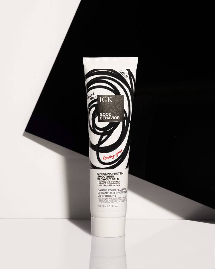 IGK Good Behavior Spirulina Protein Smoothing Blowout Balm 150ml