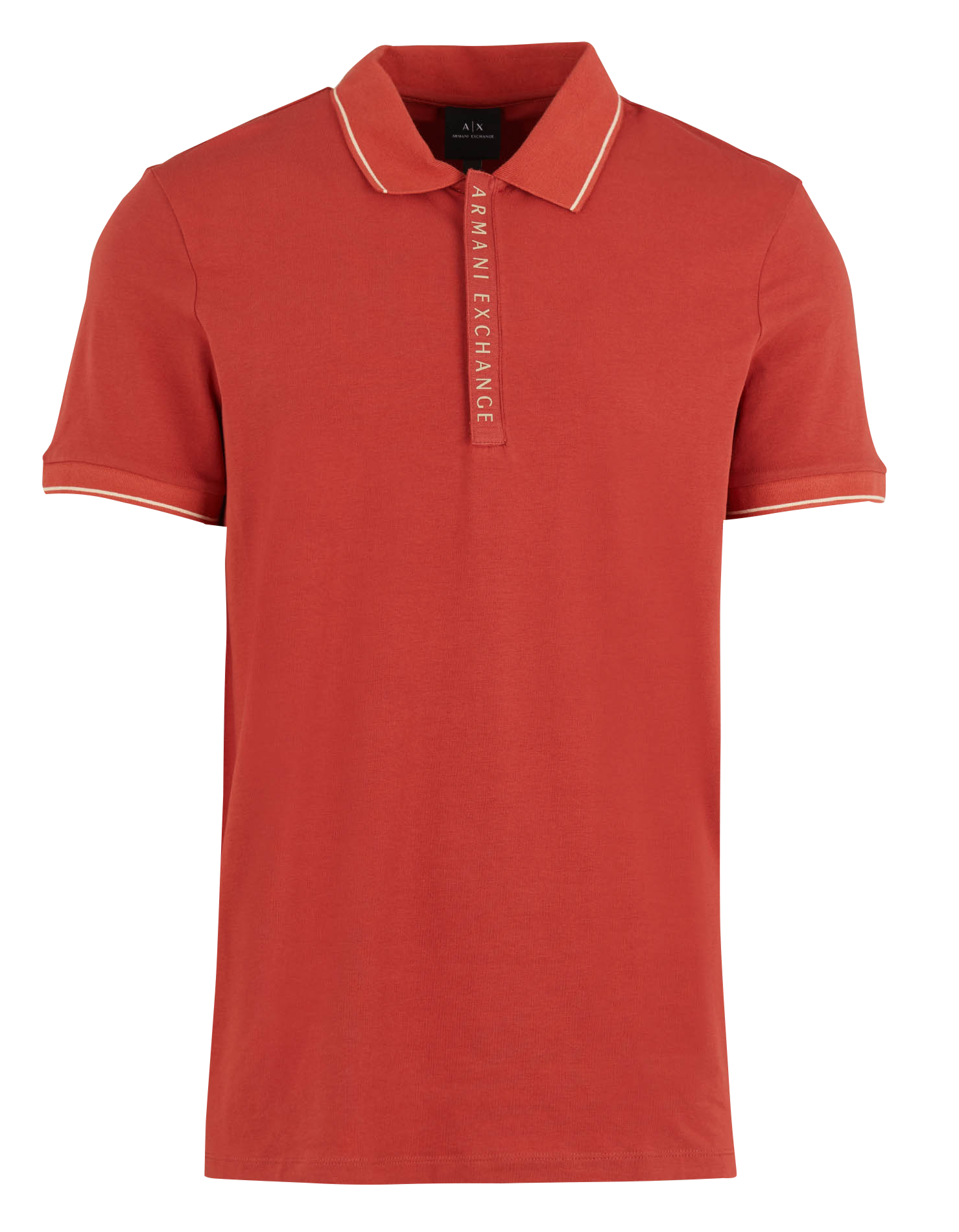 Polo en jersey de coton| Rouge