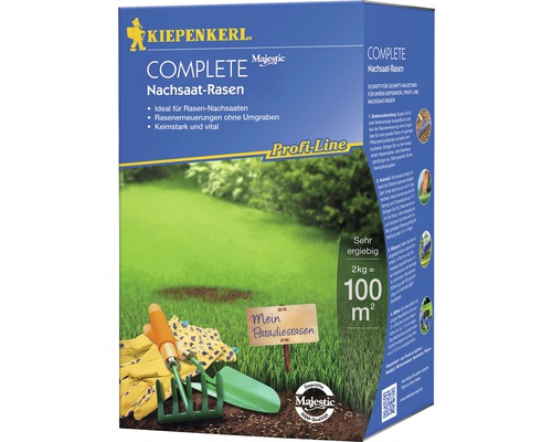 Kiepenkerl PL Compleet gazonzaad voor herinzaai, 2 kg, 100 m²