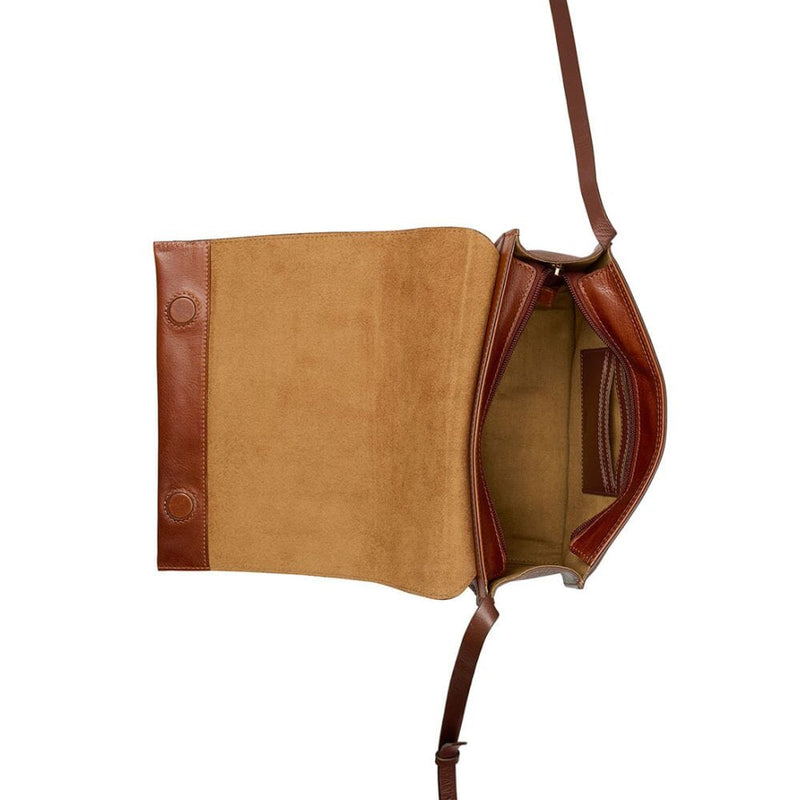 Burkely Fine Florence Satchel Bag Chestnut