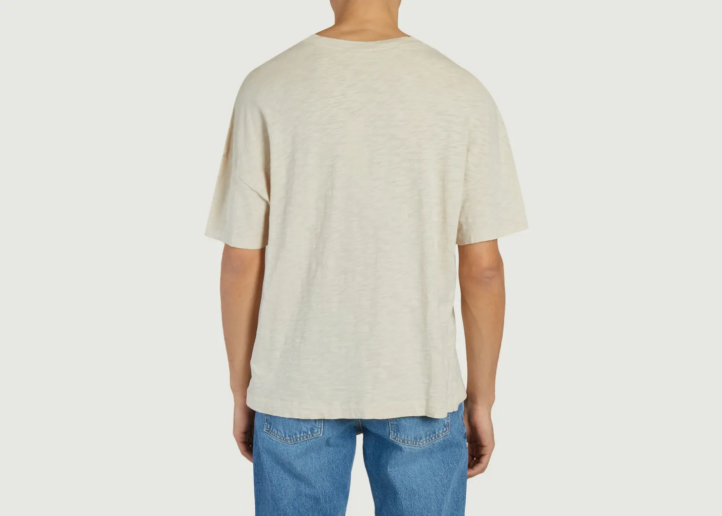 T-shirt droit en coton Bysapick American Vintage