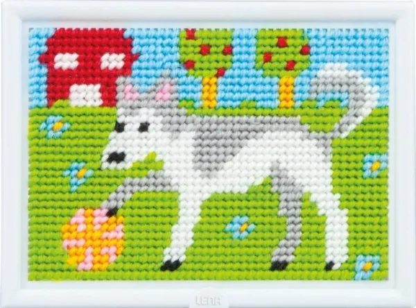 Lena Mit Første Broderi - Hunde Stramaj til børn