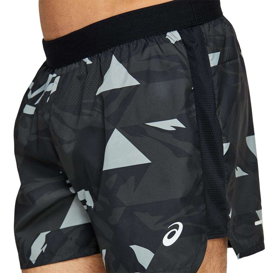 ASICS Future Camo Hardloopbroek Kort Zwart/Grijs Heren