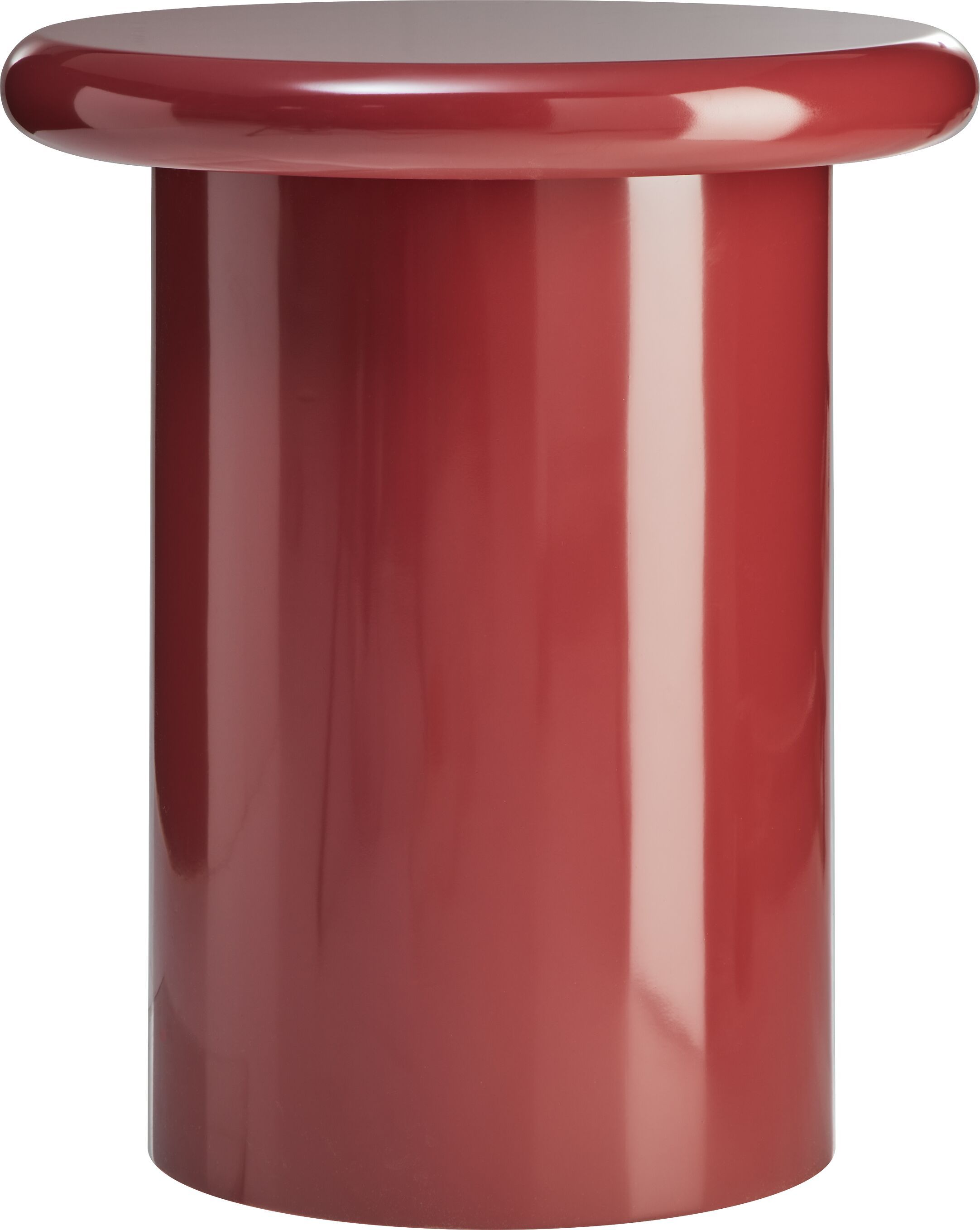 ELINA Beistelltisch - Rot / H: 45.0 cm