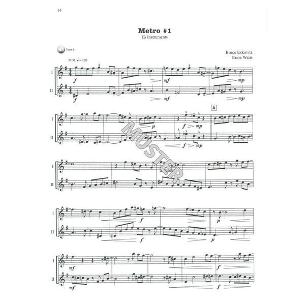 Alfred Music Publishing Jazz Duets for Saxophon