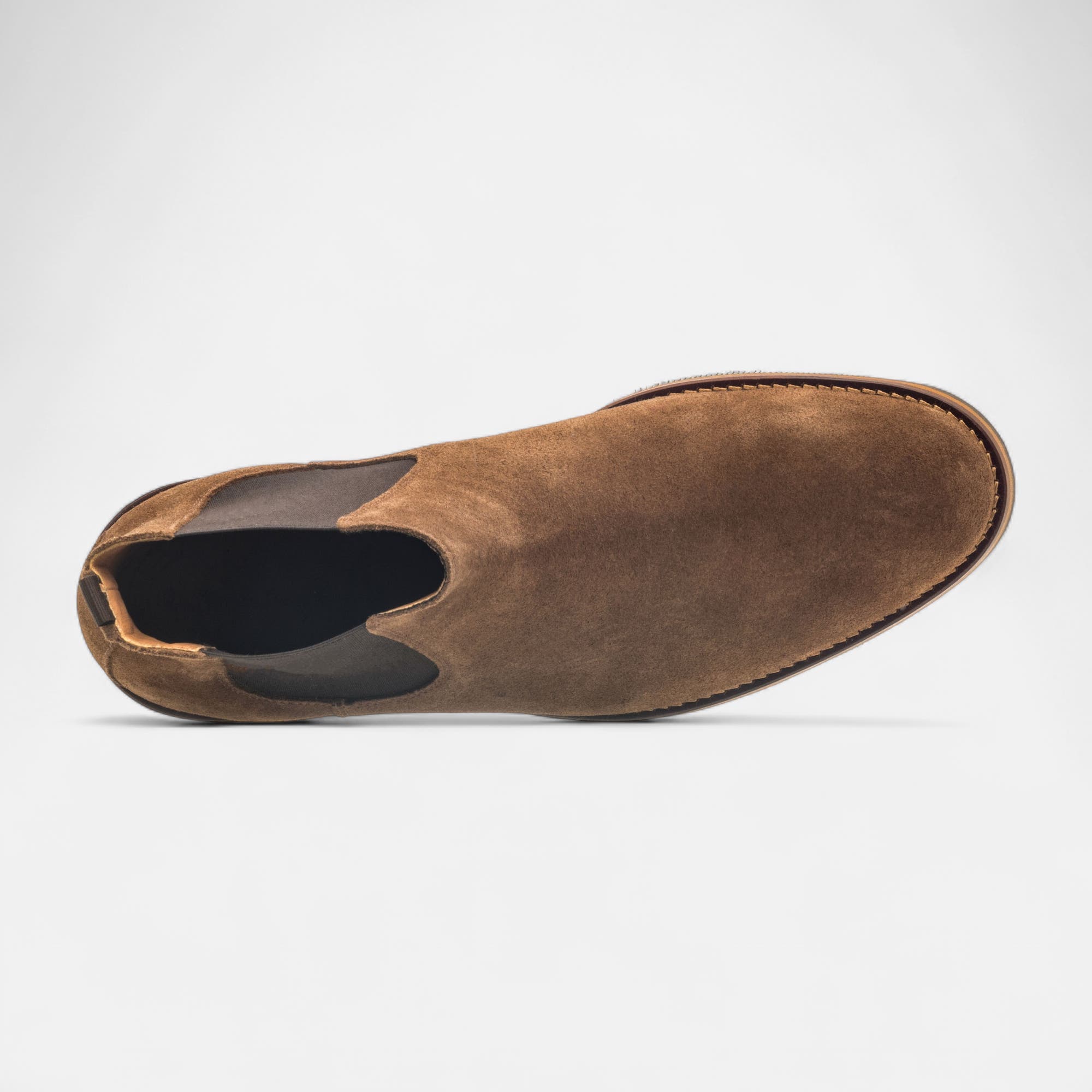 Bottines habillées Homme en cuir taupe