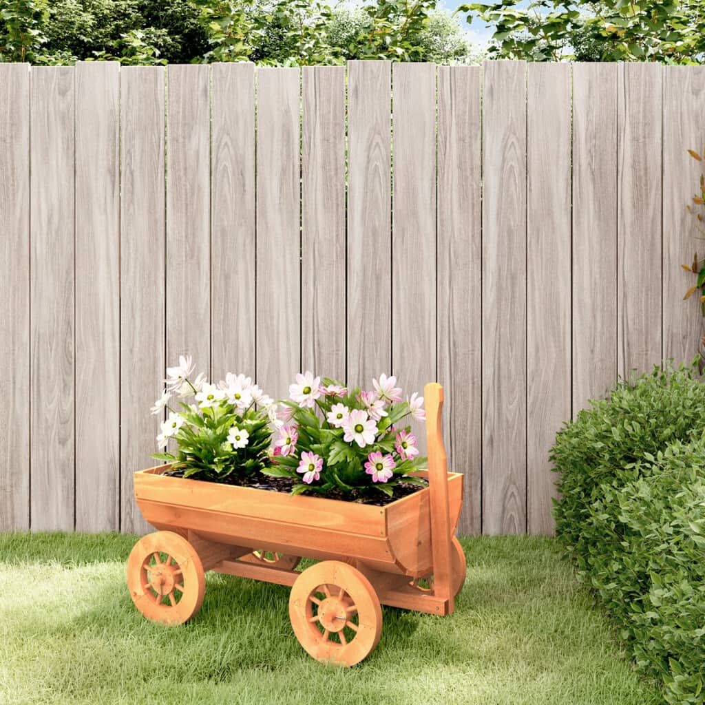 vidaXL Decoratieve kar 70x43x54 cm massief vurenhout