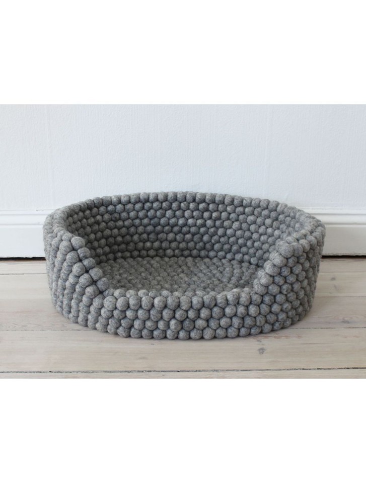 Wooldot - Hundeseng - Stålgrå - Small - 40x30x20cm