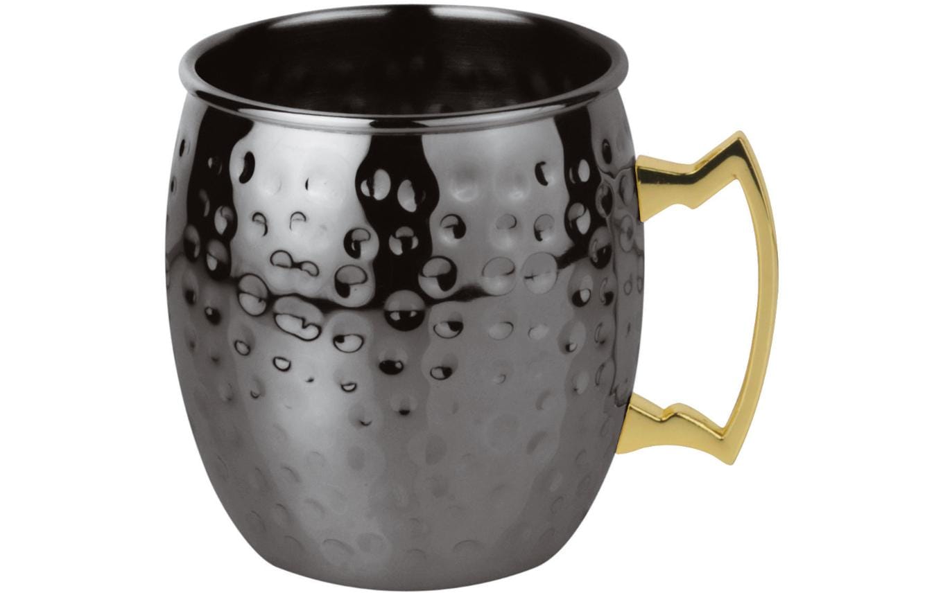 Cocktailbecher Moscow Mule 500 ml, 1 Stück, Anthrazit/GrauBecher geeignet für Cocktails oder Longdrinks