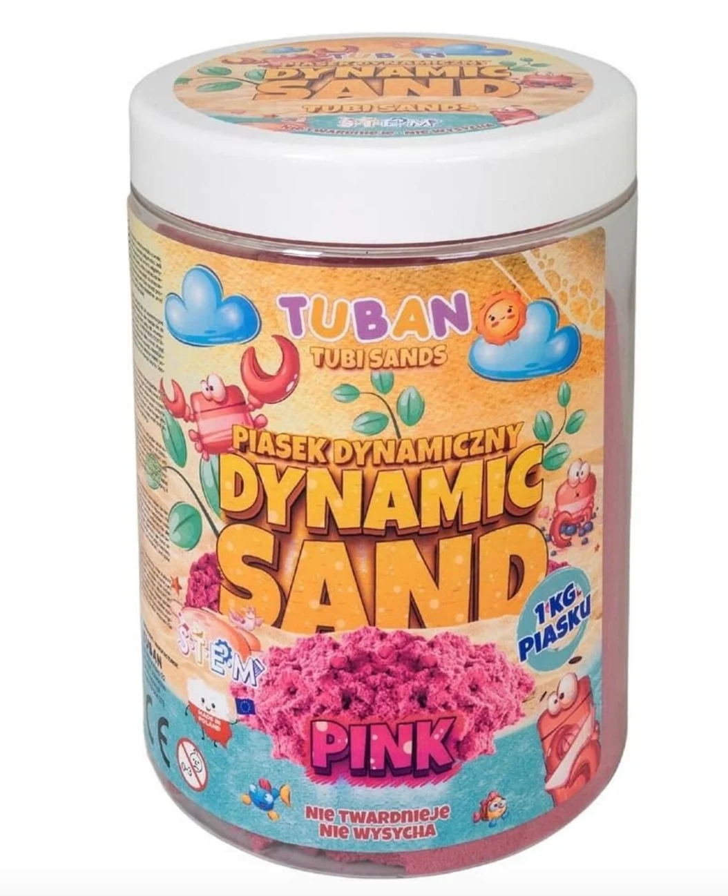 Tuban Tuban Dynamic sand 1kg Pink