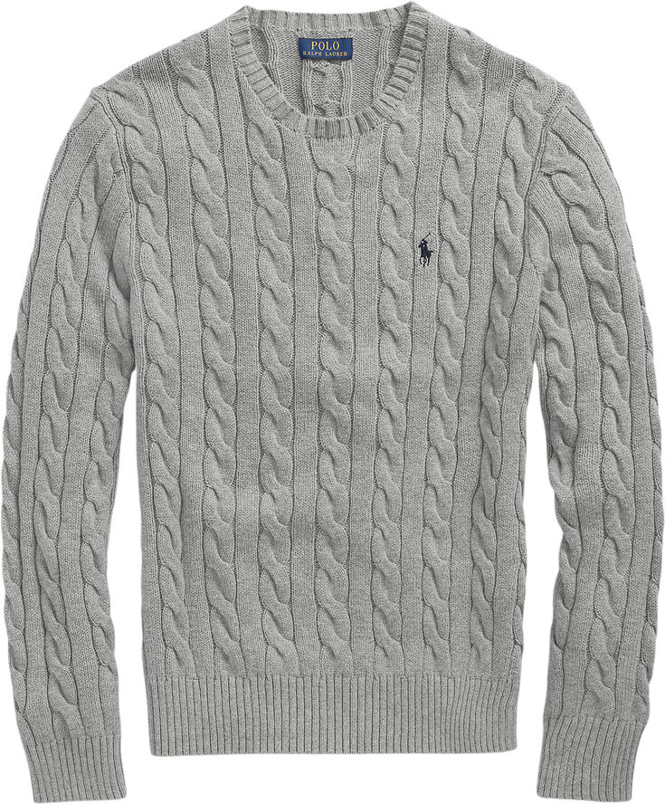 Polo Ralph Lauren Cable-Knit Cotton Sweater Grå