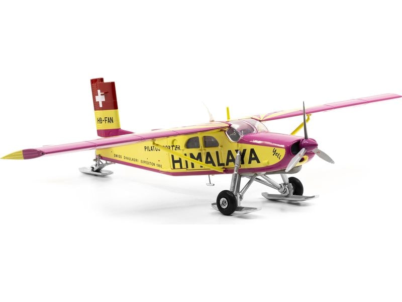 ACE Pilatus PC-6 Porter HB-FAN Yeti 1:72 Realistisches Modellflugzeug