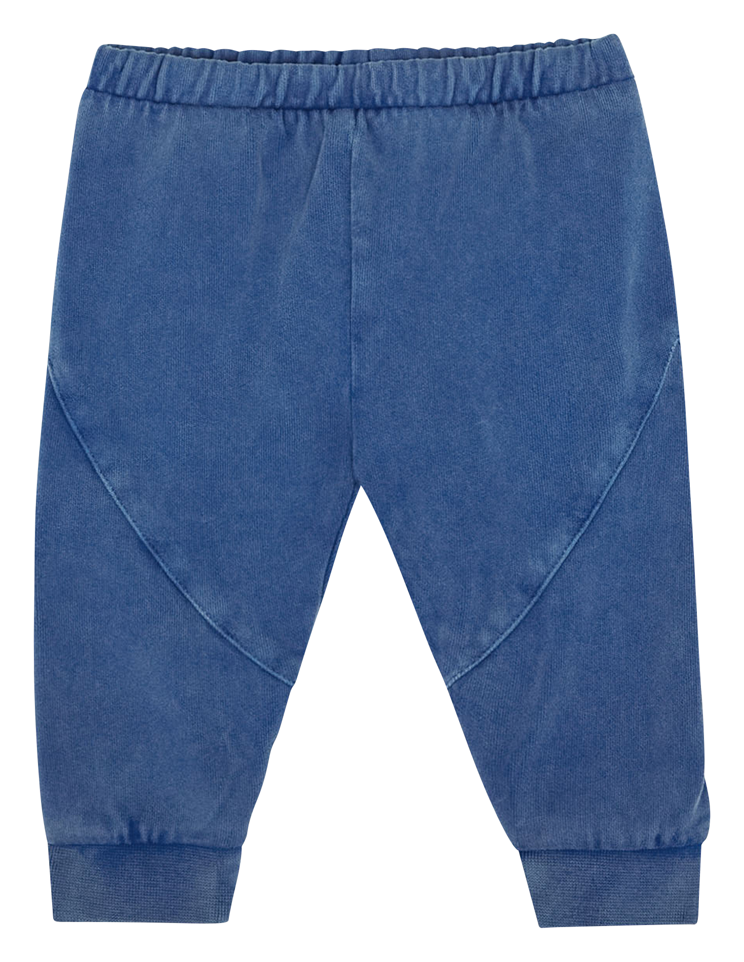 Pantalon droit en coton| Bleu