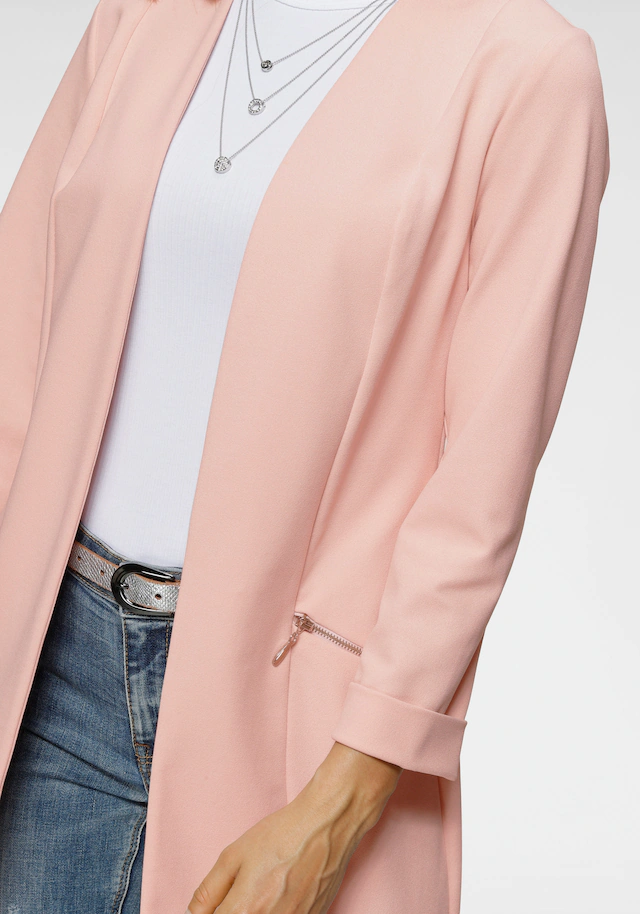 Laura Scott Longblazer mit Reissverschlüssen