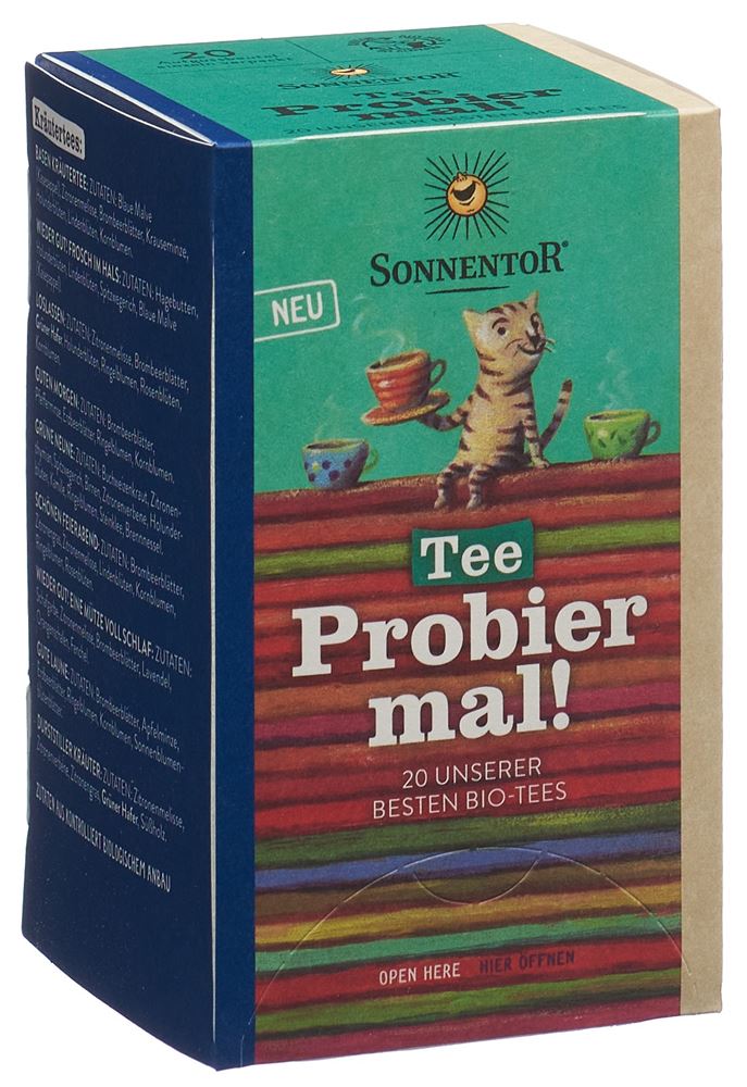 SONNENTOR Probier mal kennenlernen Tee assortiert BIO Btl 20 Stk