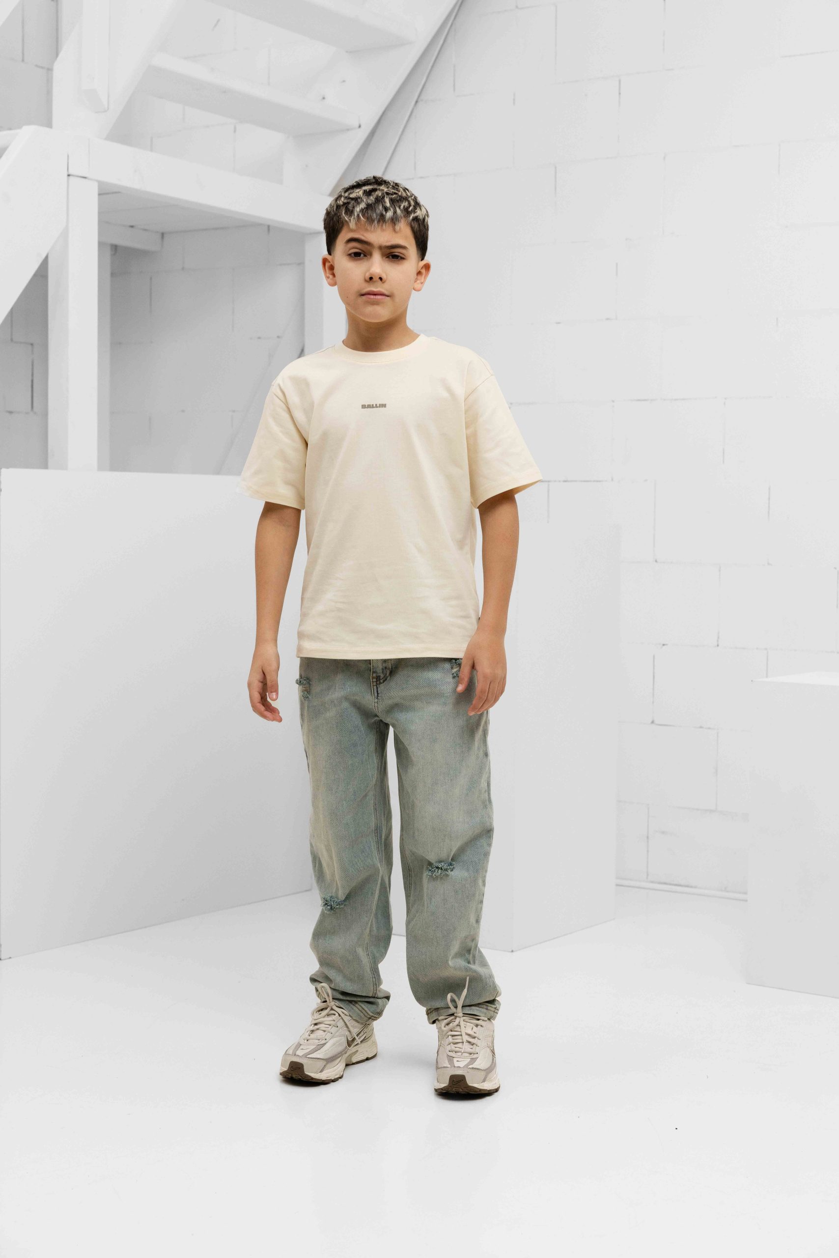 Ballin Amsterdam Sunshine T-Shirt Kids Beige