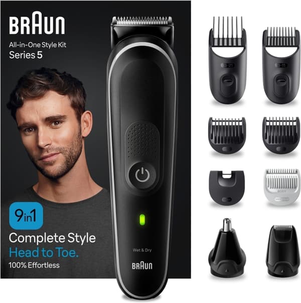 Braun All in One Series 5 MGK5410 9-i-1 skjegg- og kroppstrimmer