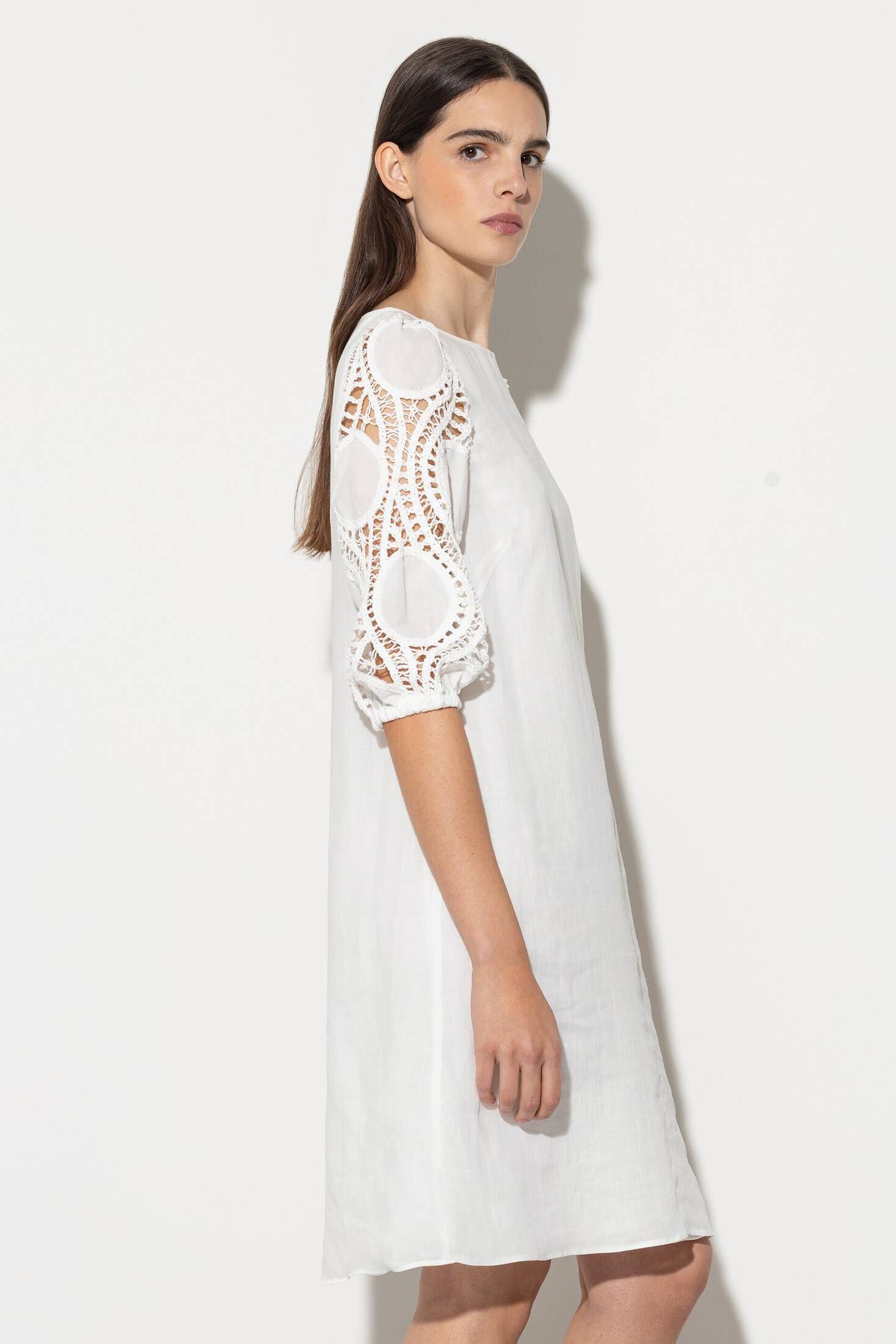 Luisa Cerano| Damen Kleid mit Crochet-Details