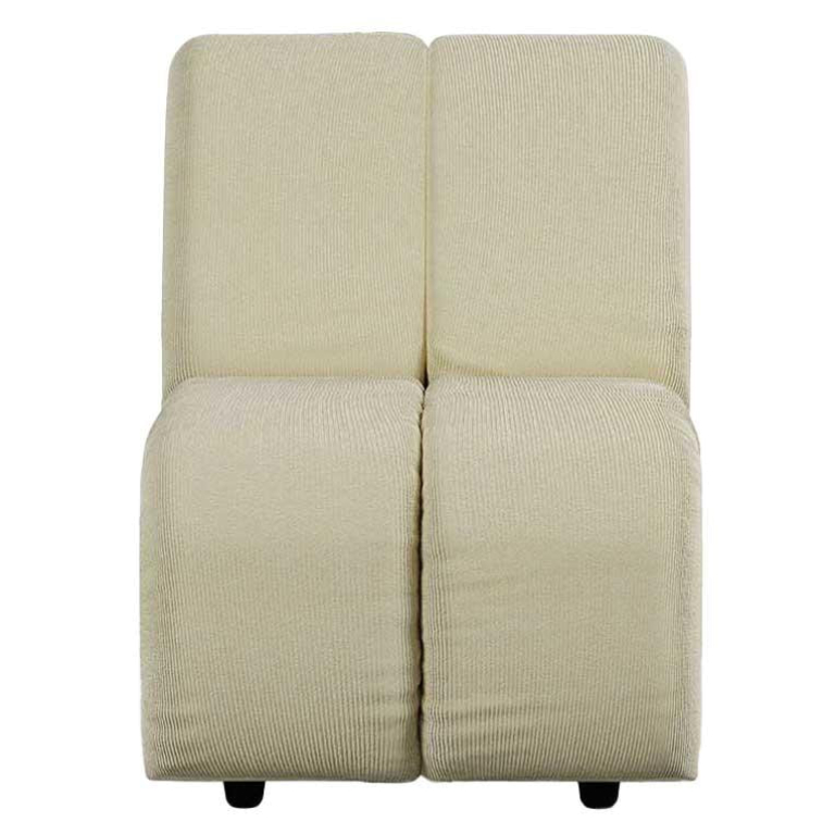 HKliving Wave bank element midden small corduroy rib hay
