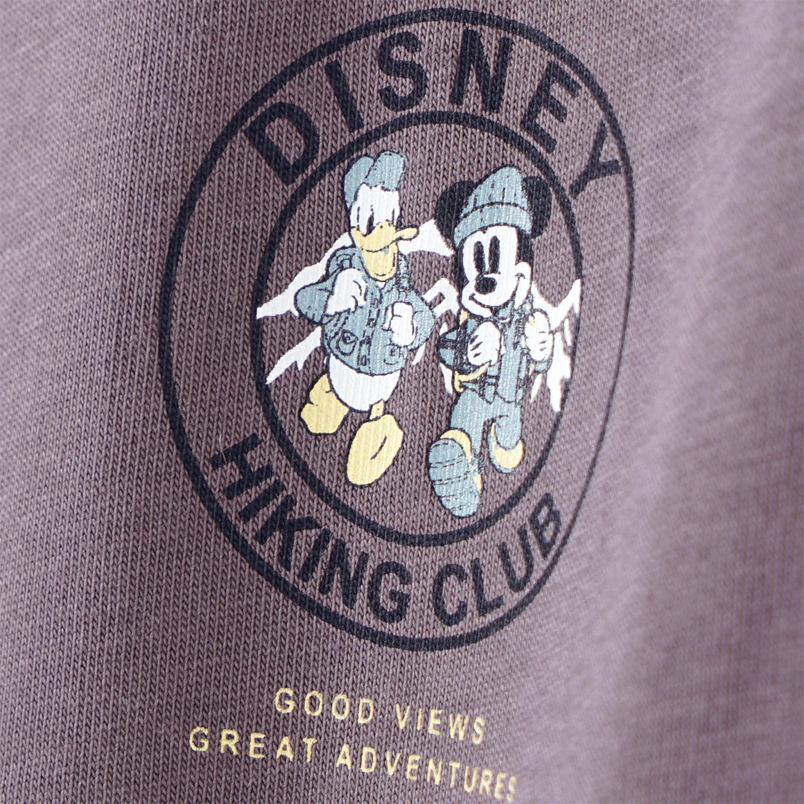 Jonas Nielsen Micky Maus T-Shirt mit Rücken-Print dunkelgrau