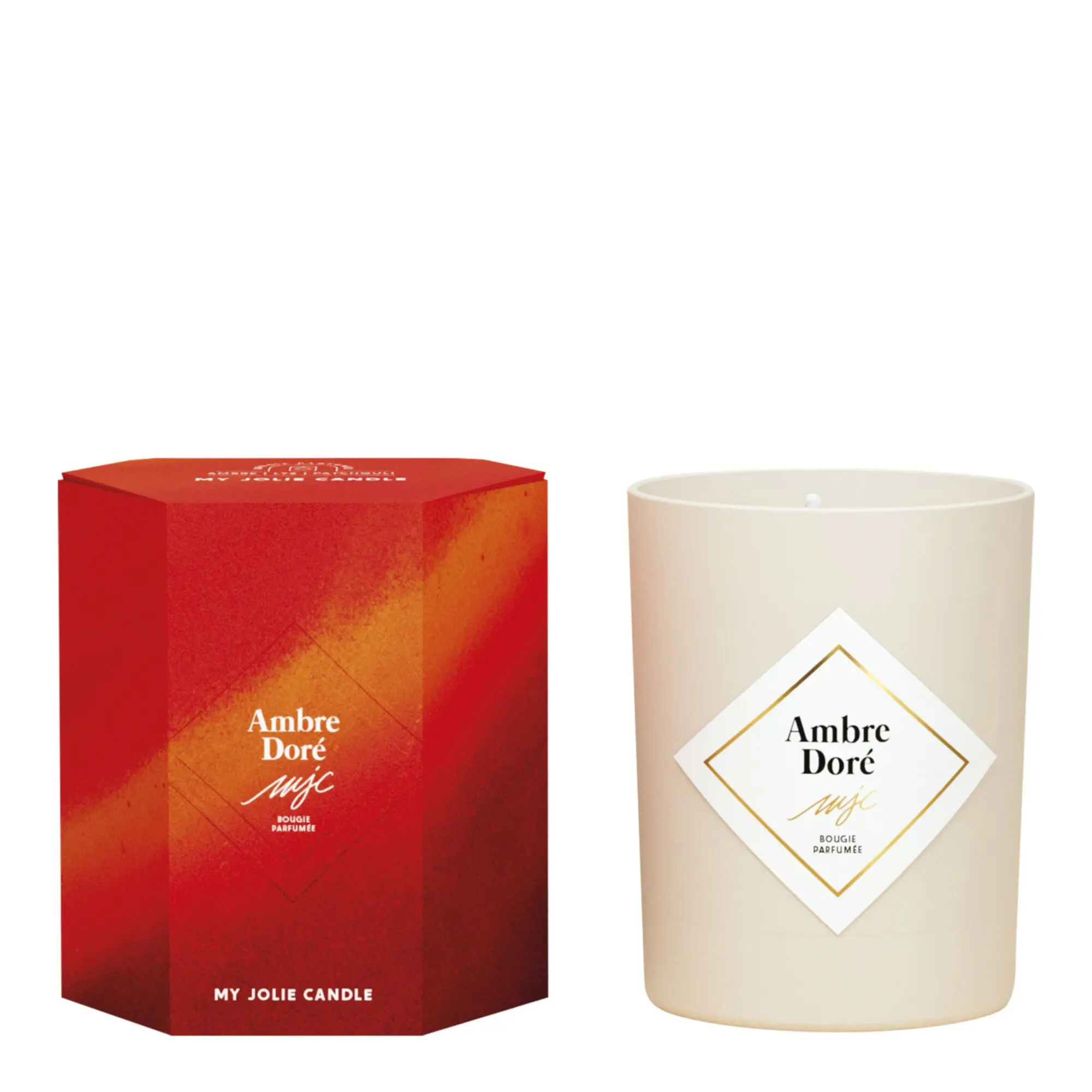 My Jolie Candle - Bougie Parfumée Bougie Découverte Ambre Doré - Bougie