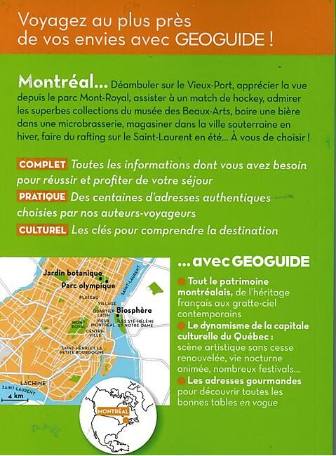 GALLIMARD - GEOGUIDE MONTREAL