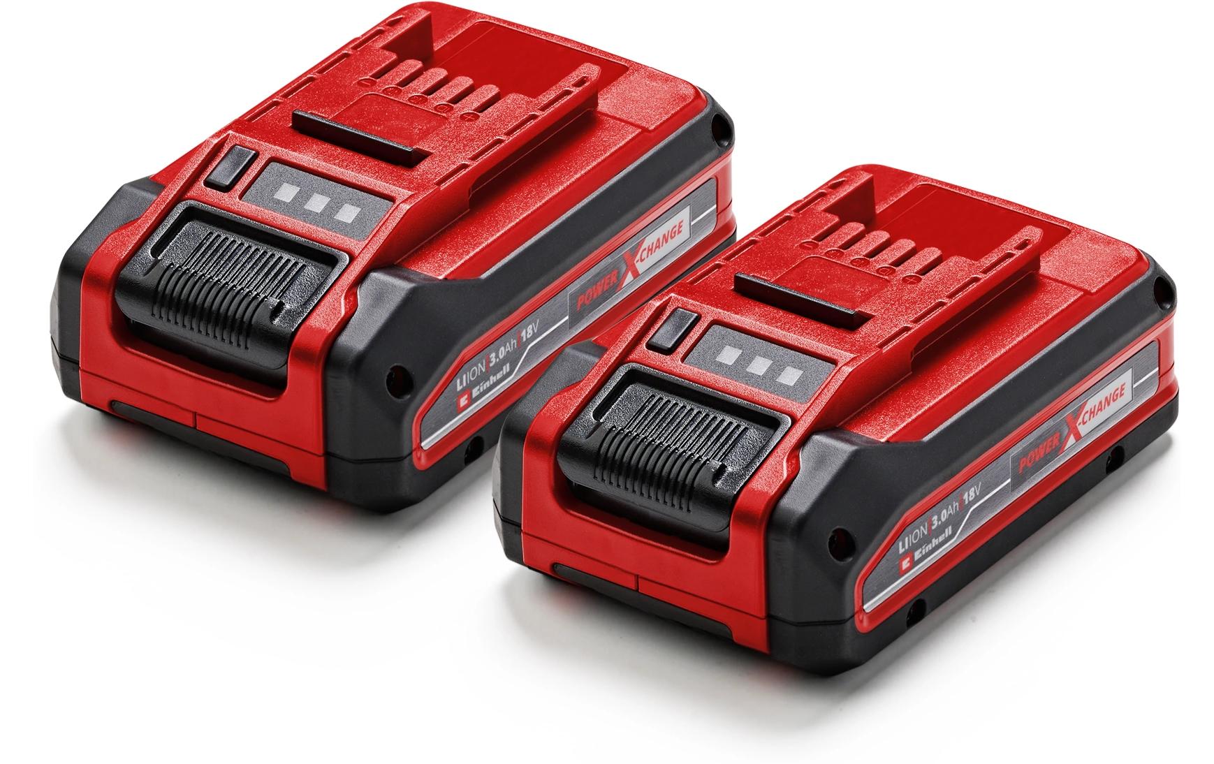 Akku 18 V 3Ah PXC Plus Twinpack<br>Universell einsetzbare Akkus für die gesamte Einhell PXC Produktfamilie
