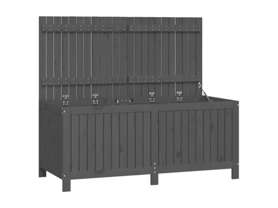 Boîte de rangement de jardin Gris 147x68x64 cm Bois de pin