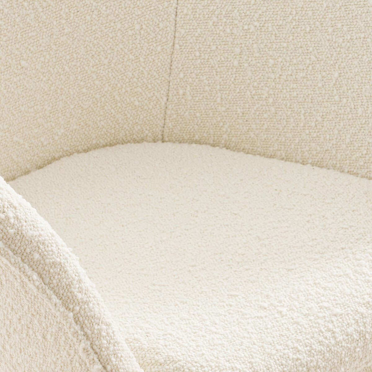 LA REDOUTE INTERIEURS<br>Cadeira de escritório giratória em bouclé, Melona