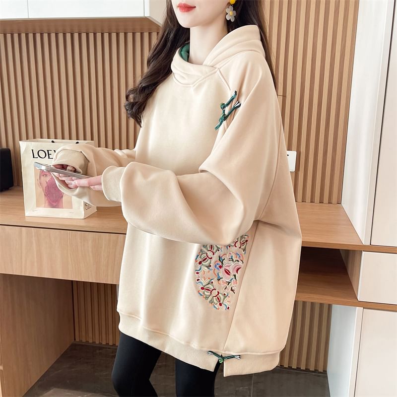 Honey River - Geborduurde losse hoodie