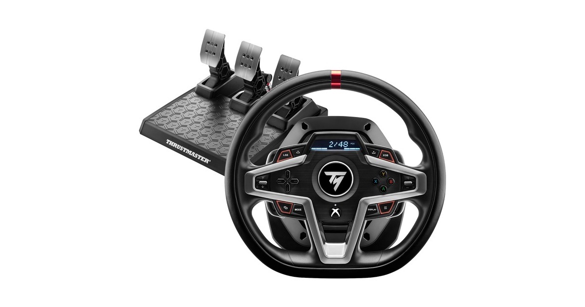 ThrustmasterT248 stuur  (Zwart/zilver, Pc, Xbox One, Xbox series X|S)