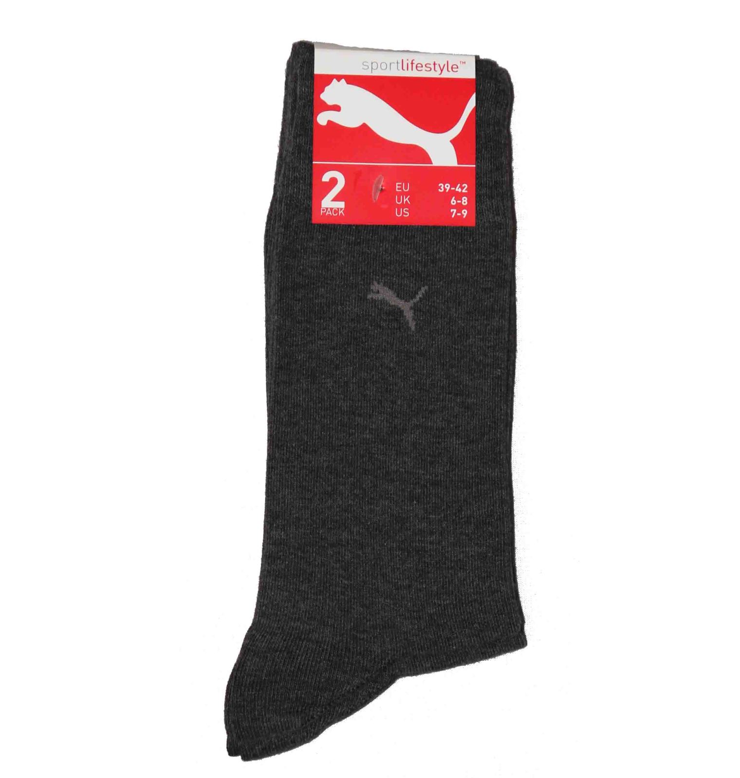 2er Pack PUMA Herren Classic Socken - anthrazit - 47/49