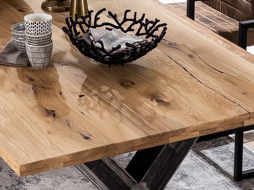Tischplatte 180x100 Wildeiche Esstisch Schreibtisch DIY Esszimmer Küche Tisch