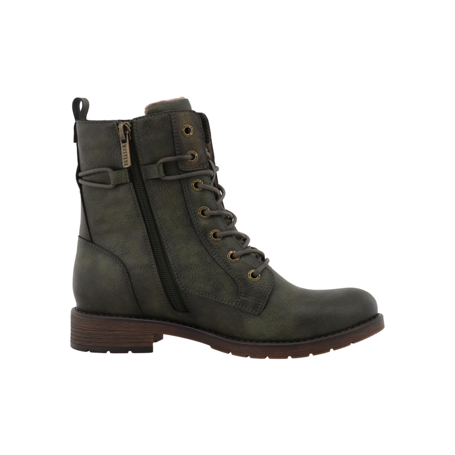 Trendige MUSTANG Schnürstiefelette aus pflegeleichtem Softmaterial