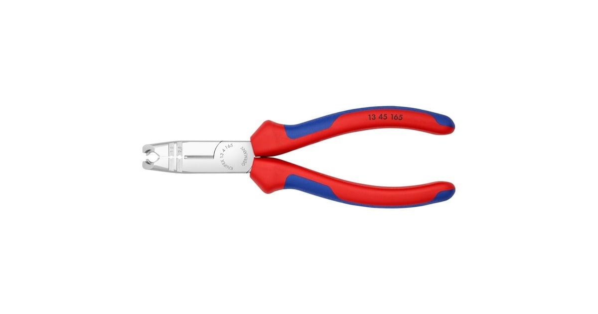 KNIPEXOntmantelingstang 13 45 165 striptang  (Rood/blauw)