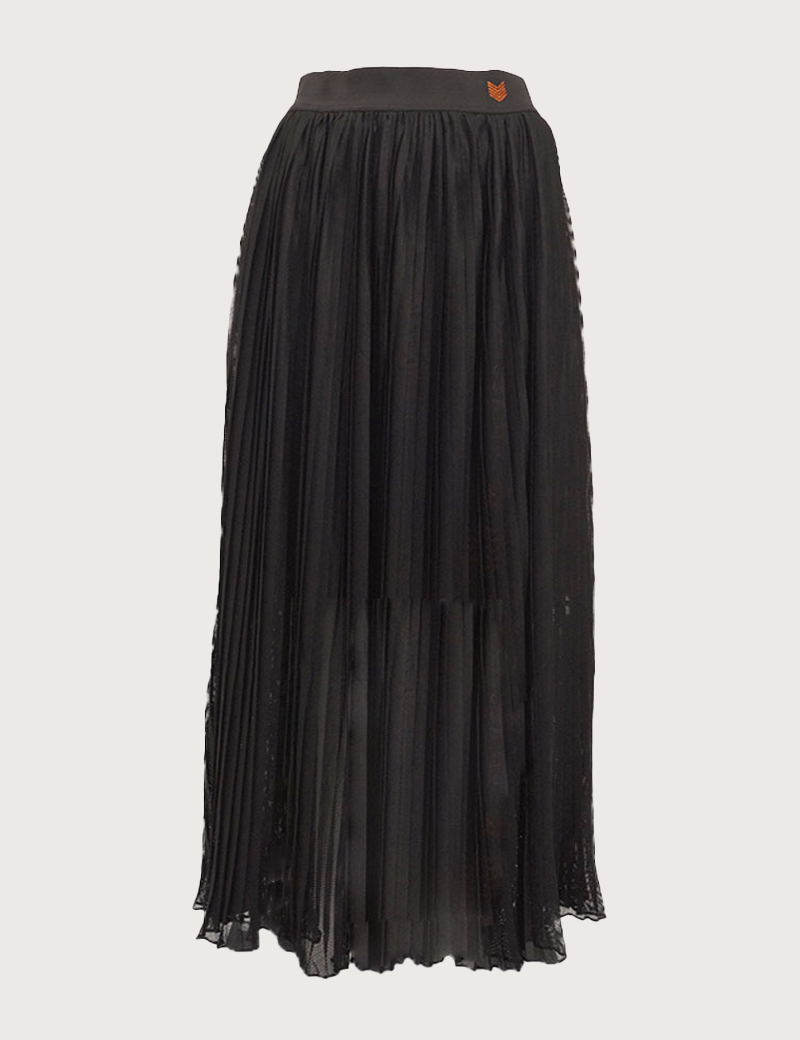 HBT BASICS - DIANA JUPE MESH NOIR