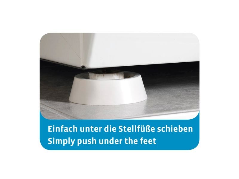 Xavax Vibrationsdämpfer 4 Stück Vibrationsdämpfer für stabile Aufstellung und geräuscharmen Betrieb