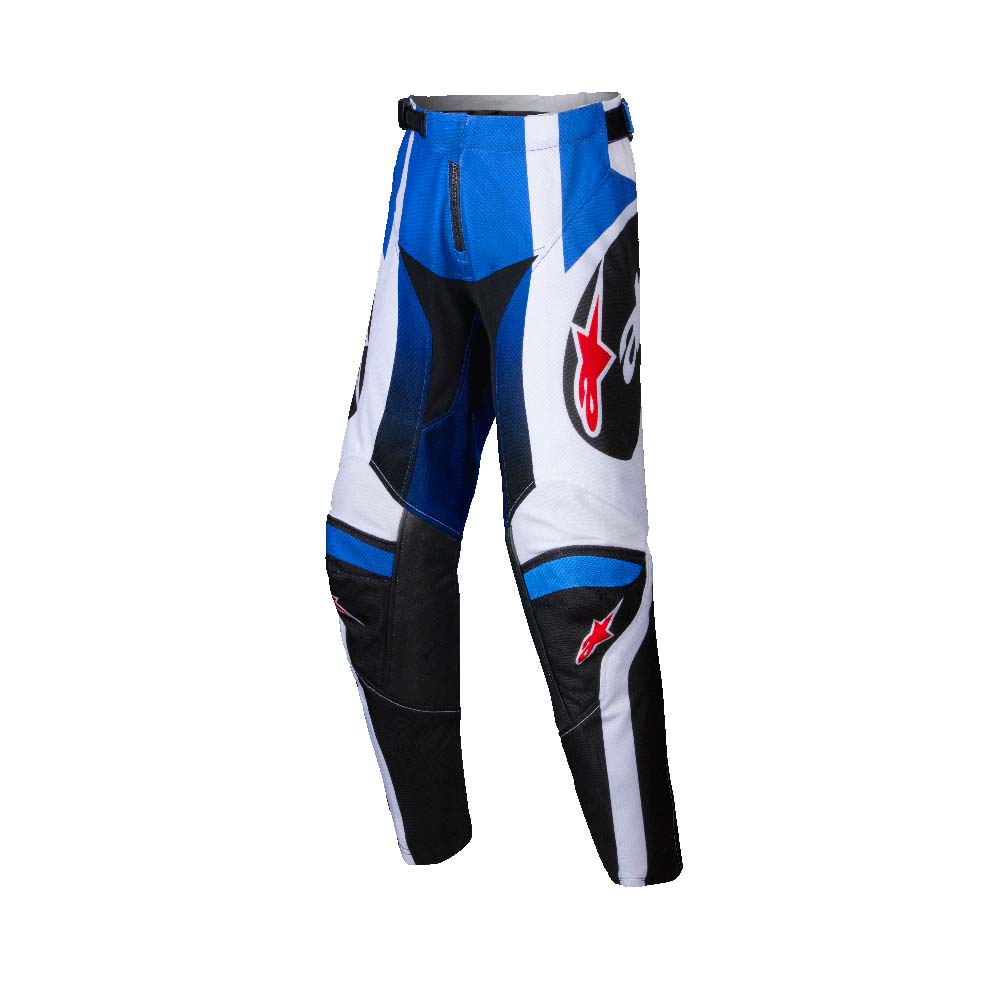 Alpinestars - Pantalon enfant Youth Racer Wurx Bleu / Noir / Blanc / Rouge