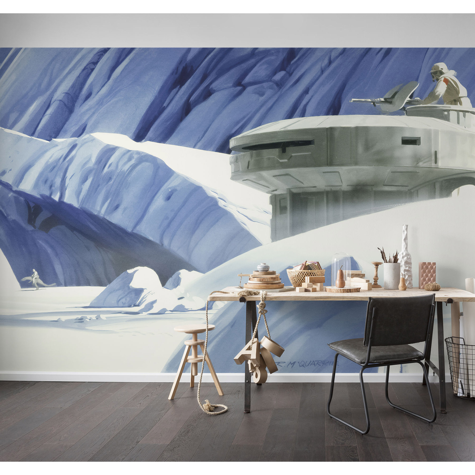 Vlies-Fototapete STAR WARS RMQ HOTH ECHO BASE - 500x250 cm