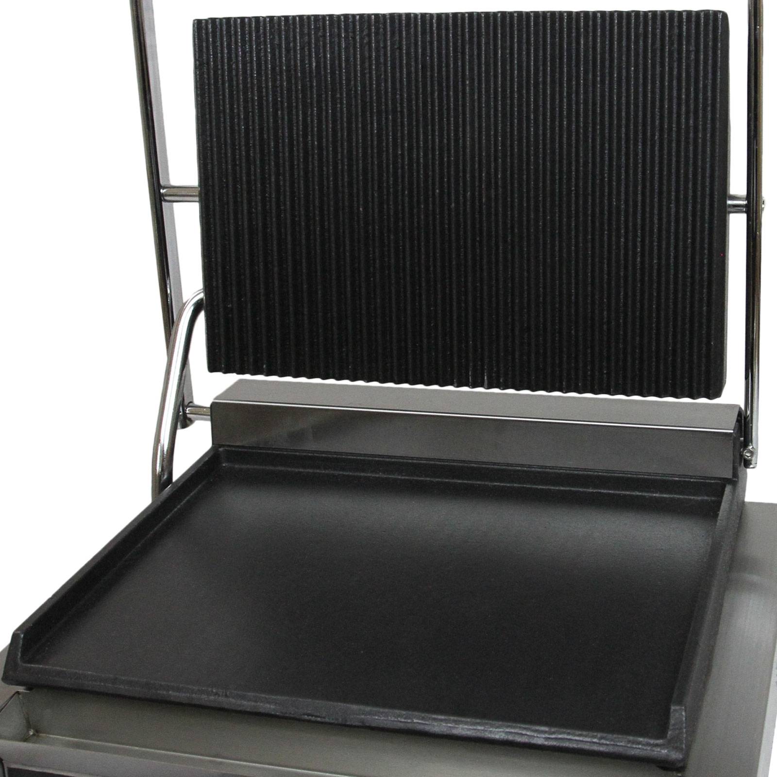 KuKoo Panini Grill Vlak & Geribbeld