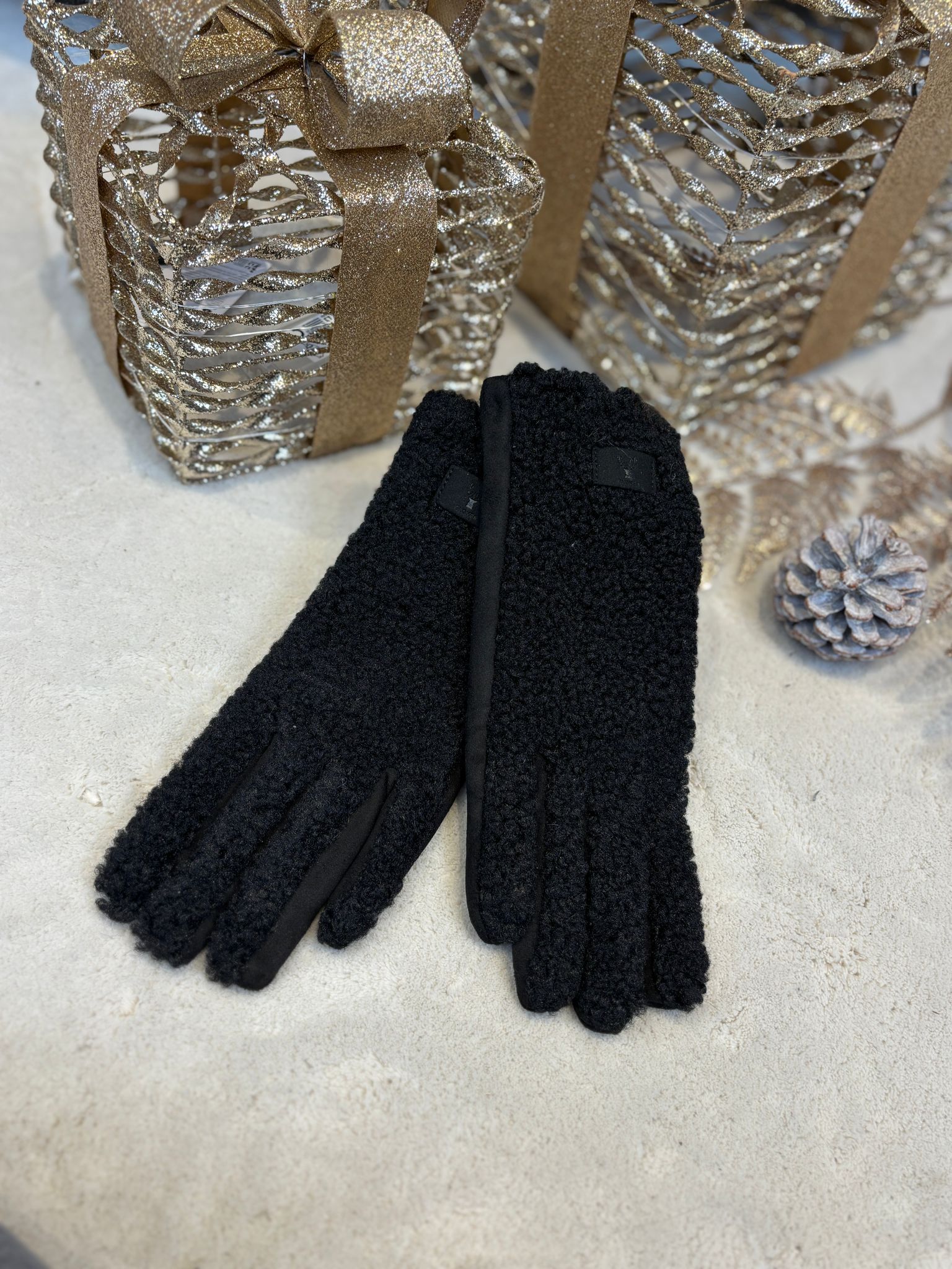 Teddy Handschoenen - Zwart