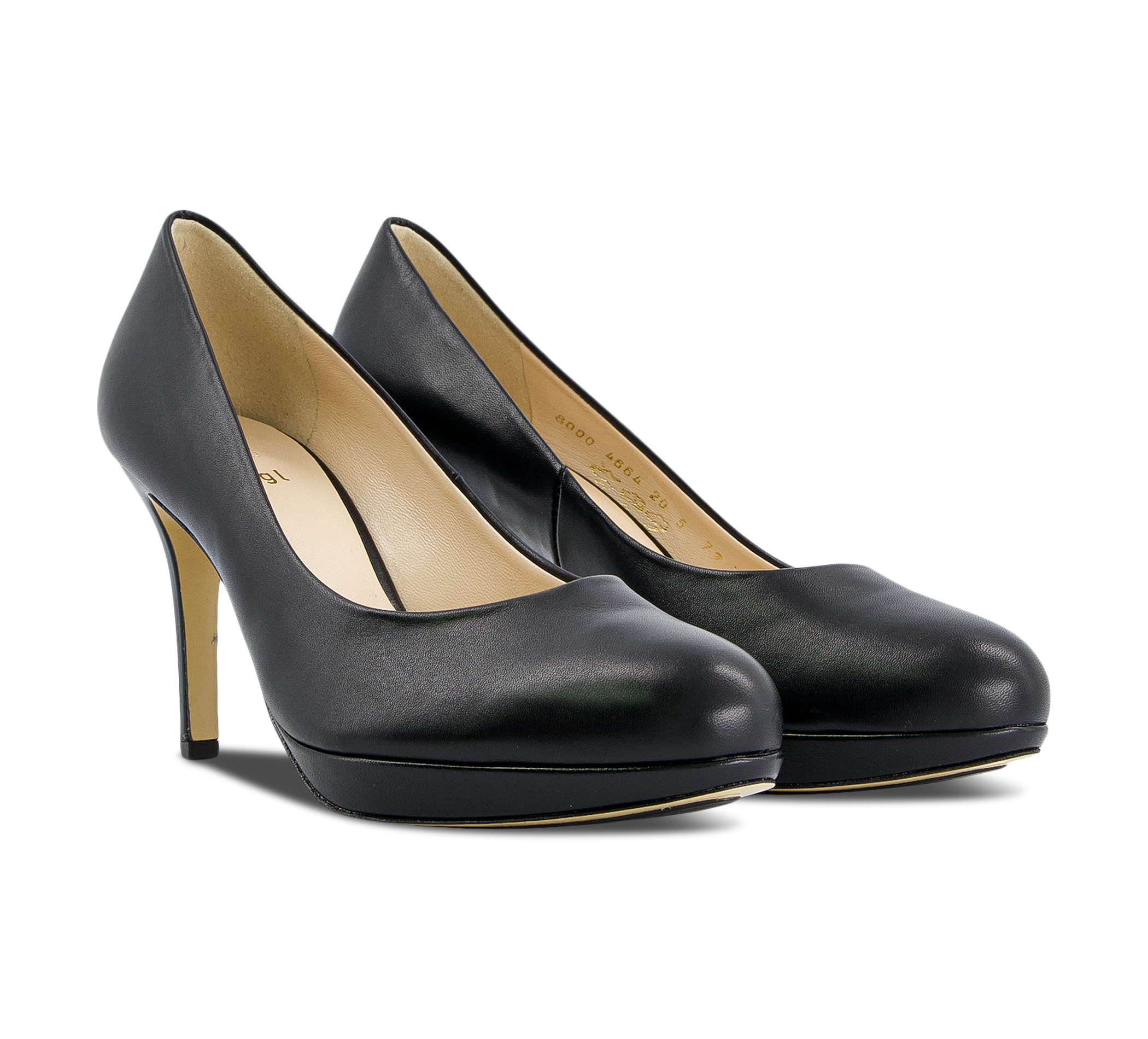 Högl Plateaupumps schwarz