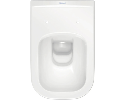 DURAVIT wandclosetset DuraHome, diepspoel, open rand, glanzend wit met toiletzitting 45960900A1