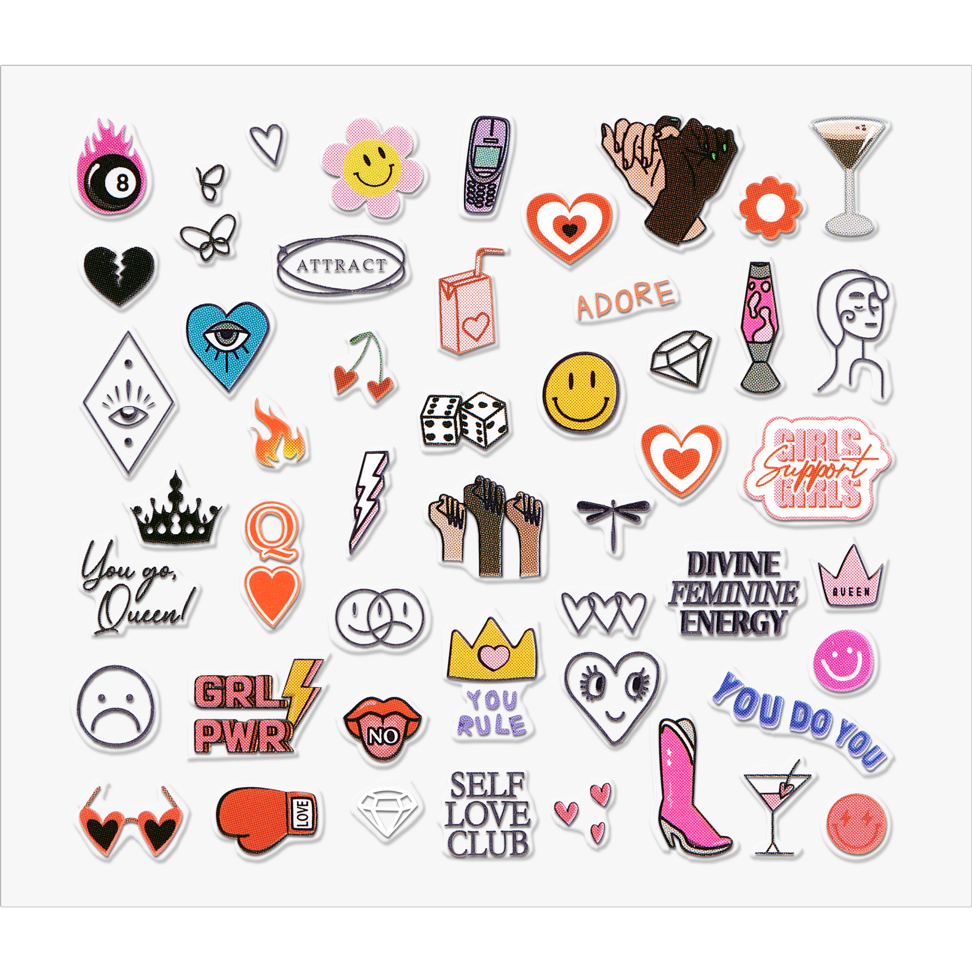 call me QUEEN! nail sticker ongles
